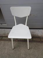 Vintage stoel, Ophalen, Gebruikt, Wit, Vintage