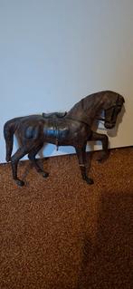 Paard van leer handgemaakt, Antiek en Kunst, Ophalen