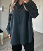 Massimo Dutti antracietgrijze blouse met knoopsluiting, Maat 38/40 (M), Massimo Dutti, Ophalen of Verzenden, Zo goed als nieuw
