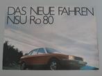 NSU 036 Das Neue Fahren NSU Ro 80 folder, Ophalen of Verzenden, Zo goed als nieuw, Overige merken