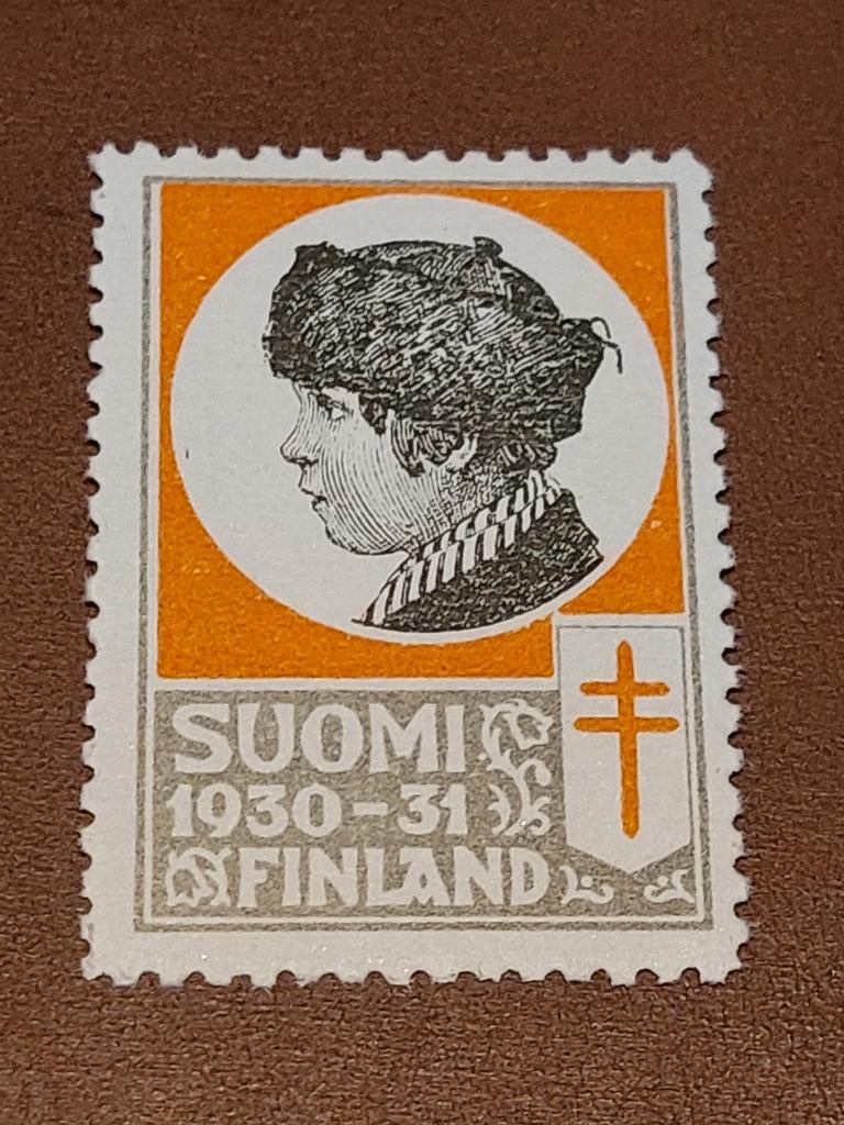 Finland Jul / kerst sluitzegel 1930-31 TBC bestrijding, Ophalen of Verzenden, Finland, Postfris