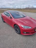 Tesla Model S 2018 Rood (soh 93%), Stof, Zwart, Origineel Nederlands, Elektrisch