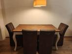 Teak tafel, Ophalen, Rechthoekig, 50 tot 100 cm, Minder dan 50 cm