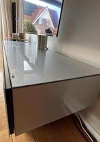 Spectral Brick TV / Audio Meubel - Grijs Glas, Ophalen, Modern design, 150 tot 200 cm, Minder dan 100 cm