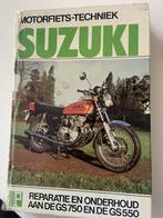 werkplaatshandboek SUZUKI GS550 GS750; 17,95 euro, Motoren, Handleidingen en Instructieboekjes, Suzuki