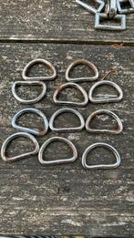 Kleine D ringen voor paarden dekens, Ophalen of Verzenden, Gebruikt, Overige soorten