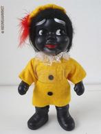 Authentieke vintage etalage zwarte Piet pop - 20cm, geel, Diversen, Sinterklaas, Verzenden, Zo goed als nieuw