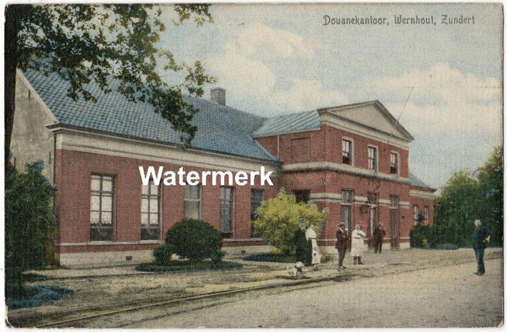 Ansichtkaart Briefkaart Duanekantoor Wernhout Zundert, Verzamelen, Ansichtkaarten | Nederland, Ongelopen, Noord-Brabant, Voor 1920