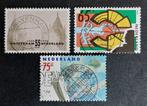 nvph 1448 - 1450 gestempeld Rotterdam 1990, Postzegels en Munten, Verzenden, Na 1940, Gestempeld