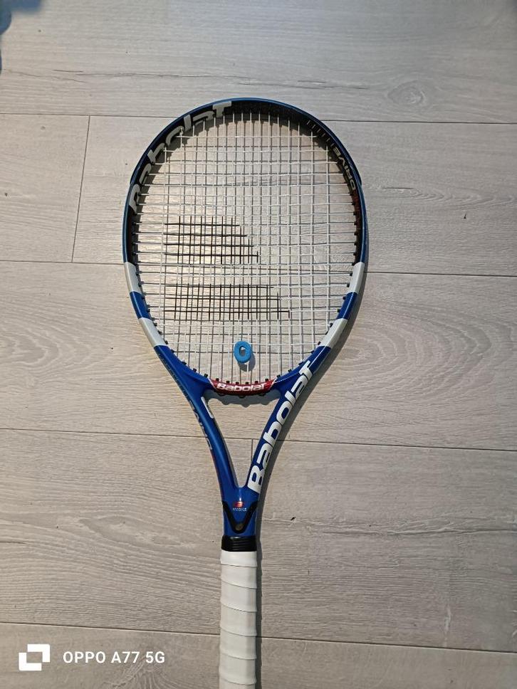 babolat racket pure drive grip 1, Sport en Fitness, Tennis, Gebruikt, Racket, Babolat, L1, Ophalen of Verzenden