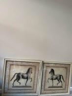 2 Schilderijen paard klassiek, Huis en Inrichting, Nieuw, Ophalen of Verzenden, 50 tot 75 cm, Hout
