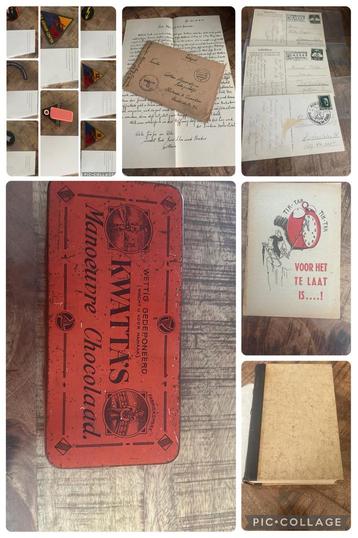 Van alles wat boek, kwatta, badges, helm, gasmasker, ww2, beschikbaar voor biedingen