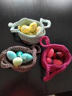 Paasmandjes handgehaakt in verschillende kleuren, Ophalen of Verzenden, Nieuw