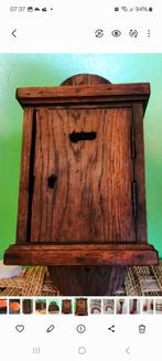 Stevig echt houten wandkastje, Antiek en Kunst, Antiek | Meubels | Kasten, Ophalen of Verzenden