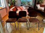 House doctor velours stoel terracotta, Huis en Inrichting, Stoelen, Ophalen, Zo goed als nieuw, Vier