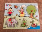 Bumba knopjespuzzel - houten puzzel in goede staat., Ophalen of Verzenden, Gebruikt, Overige typen