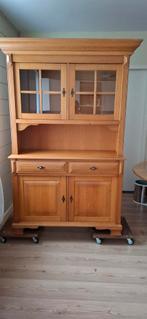 Hoogekast, Huis en Inrichting, Kasten | Buffetkasten, Ophalen, 100 tot 150 cm, 25 tot 50 cm, Glas