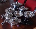 Pannenset, Huis en Inrichting, Keuken | Potten en Pannen, Nieuw, Pannenset, Ophalen of Verzenden, Rvs