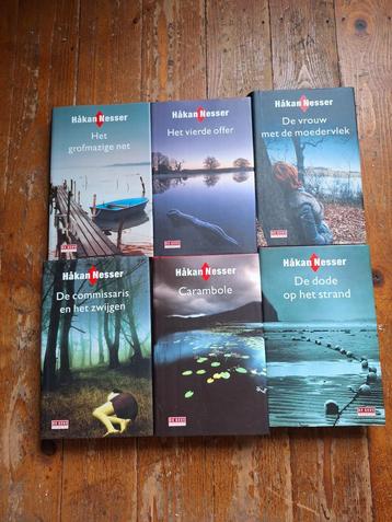 Håkan Nesser Commissaris Van Veeteren reeks (6 boeken) beschikbaar voor biedingen