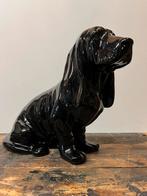 vintage groot beeld aardewerk basset hond, Ophalen of Verzenden