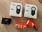 Godox V1 Flitserkit Fuji + Extra's, Ophalen of Verzenden, Nieuw, Overige merken, Kantelbaar
