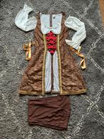 Carnaval jas MARKIEZIN bruin/goud, maat S, Carnaval, Ophalen of Verzenden, Zo goed als nieuw, Kleding