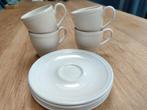 Set van 4 kop en schotels Wedgwood Windsor, Ophalen of Verzenden, Zo goed als nieuw, Wedgwood, Kop(pen) en/of Schotel(s)