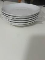 Set van witte borden - nieuw, Ophalen of Verzenden, Zo goed als nieuw, Bord(en), Effen