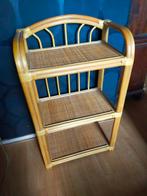 Vintage Bamboe rotan boekenkast kastje, Verzamelen, Retro, Ophalen, Huis en Inrichting