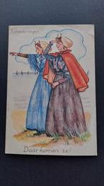 Klederdracht Scheveningen, Daar komen ze!, Verzenden, Ongelopen, Klederdracht