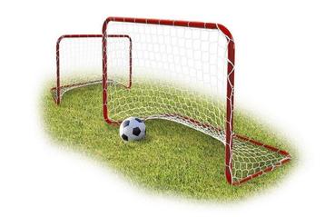Gratis: 2 voetbaldoeltjes beschikbaar voor biedingen