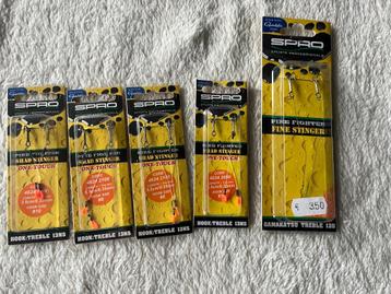 adv 204 / €7,00 NIEUW mixset 5 blisters stingers SPRO beschikbaar voor biedingen