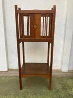 elegante Art Deco lektuurstandaard met inlegwerk begin 20e E, Ophalen of Verzenden