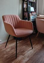 Eetkamertafel met 2 stoelen., Huis en Inrichting, Fauteuils, Ophalen, Metaal, Minder dan 75 cm, Zo goed als nieuw