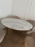 Marmeren eettafel 125cm van Furnified, Huis en Inrichting, Tafels | Eettafels, Ophalen, 200 cm of meer, 50 tot 100 cm, Zo goed als nieuw