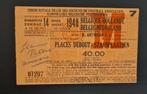 Oud voetbal entree ticket BELGIË NEDERLAND 1948 ABE LENSTRA, Ophalen of Verzenden, Gebruikt, Ajax