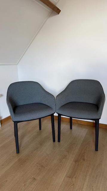 12x Vitra Softshell Stoelen –| Design, Grijs, Goede Staat beschikbaar voor biedingen
