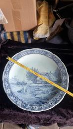 Groot Delfts Blauw Wandbord - 40 cm, Ophalen of Verzenden