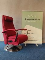 Elektrische relax fauteuil Prominent als nieuw op accu 🔋, Ophalen of Verzenden, Zo goed als nieuw, Minder dan 75 cm, 50 tot 75 cm