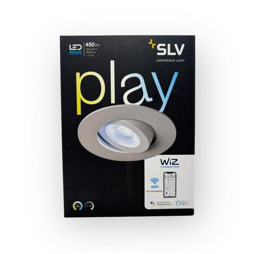 SLV Play WiZ WiFi LED Inbouw Spotjes Nieuw | 24 stuks, Huis en Inrichting, Lampen | Spots, Nieuw, Plafondspot of Wandspot, Metaal of Aluminium