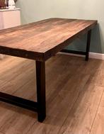 Prachtige eettafel van oude bielzen - 220x95 cm, Ophalen, Gebruikt, 200 cm of meer, 50 tot 100 cm