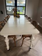 Uitschuifbare houten eettafel 240-360cm, Huis en Inrichting, Tafels | Eettafels, Gebruikt, 100 tot 150 cm, Eikenhout, 200 cm of meer