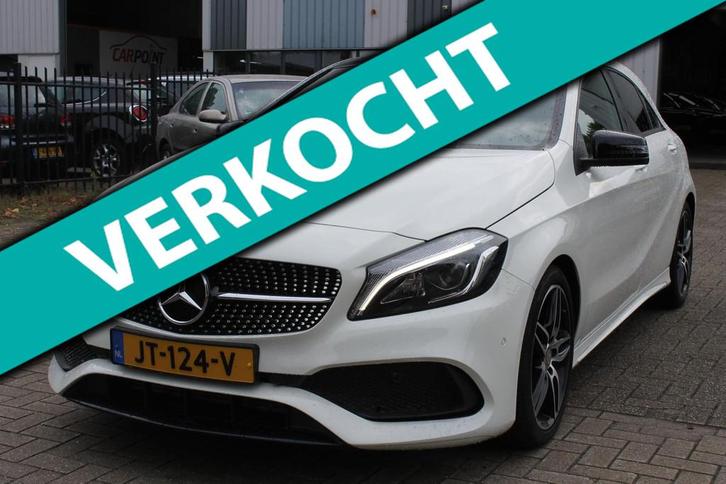 Mercedes-Benz A-klasse 180 AMG Aut. Leer Pano Navi Clima Cru, Auto's, Mercedes-Benz, Bedrijf, Te koop, A-Klasse, ABS, Airbags