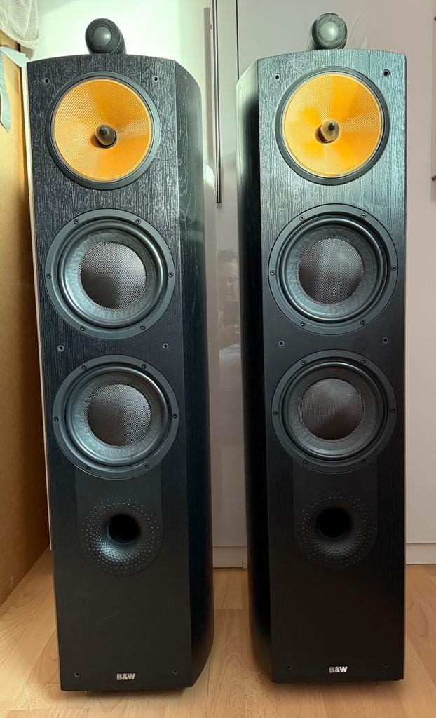 Bowers and Wilkins 803 Nautilus B&W, Audio, Tv en Foto, Luidsprekers, Zo goed als nieuw, Front, Rear of Stereo speakers, 120 watt of meer