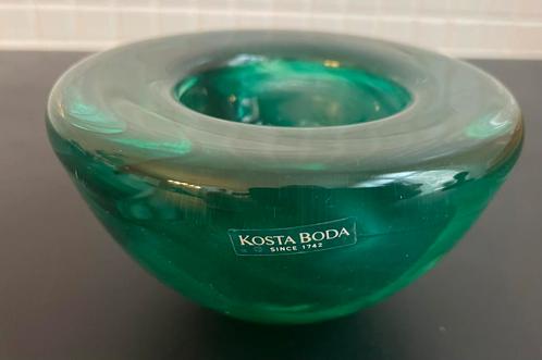 Kosta ATOLL votive kandelaar, groen, Antiek en Kunst, Antiek | Glas en Kristal, Ophalen of Verzenden