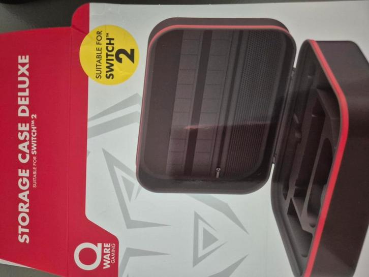 Qware Nintendo Switch 2 opbergkoffer ongebruikt., Spelcomputers en Games, Spelcomputers | Nintendo Portables | Accessoires, Nieuw