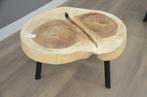Ronde suar salontafel 62 – 77 cm -BT127, 50 tot 100 cm, Rond, Nieuw, 50 tot 100 cm