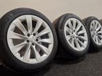 20 inch Tesla Model X breedset 5x120 zgan winterbanden +8MM!, Gebruikt, 255 mm, Tesla, Banden en Velgen