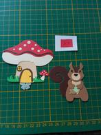 K2 Stansjes paddestoel met eekhoorntje, Ophalen of Verzenden, Nieuw, Overige thema's, Overige typen