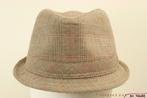 hoed Trilby Hawkins bruin grijs maat 58 nieuw, Hoed, Nieuw, Ophalen of Verzenden, 58 of 59 cm (L, 7¼ of ⅜ inch)